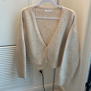 OAK + FORT cardigan oversized